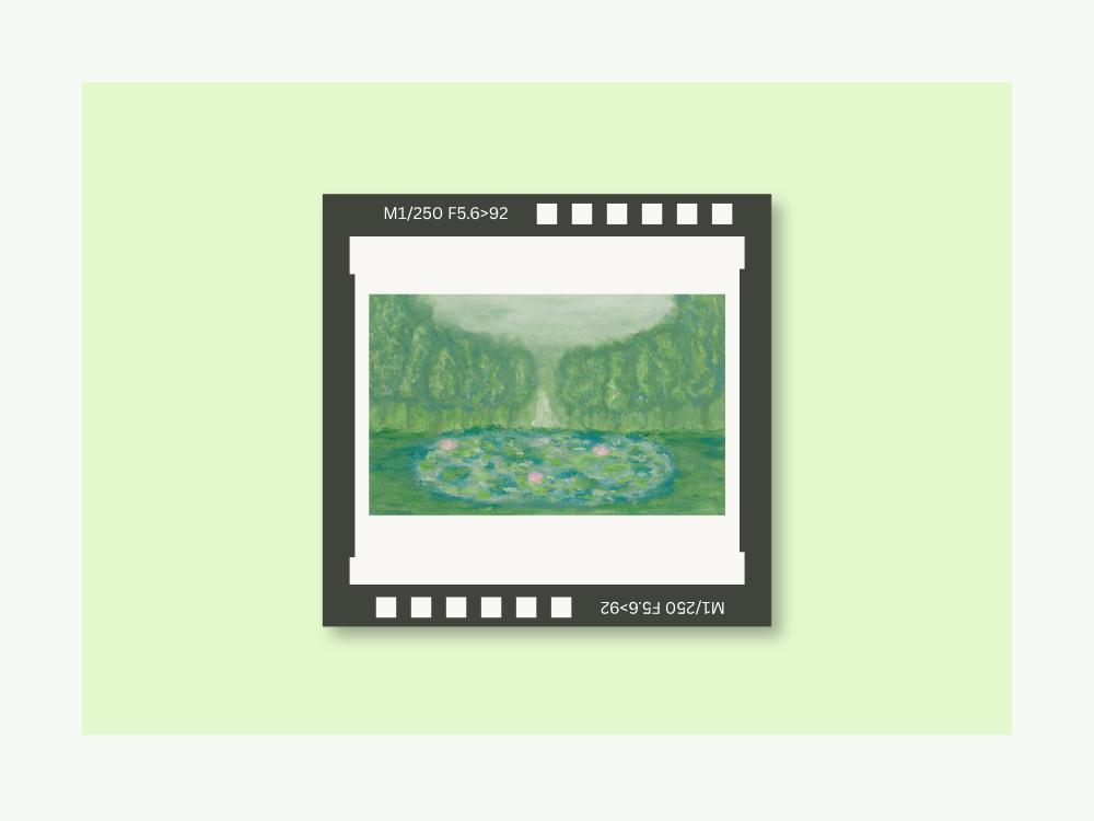 Reversal film Keychain - Fleeting Journey