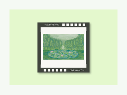 Reversal film Keychain - Fleeting Journey
