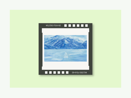 Reversal film Keychain - Maybe one day, I will go away like this