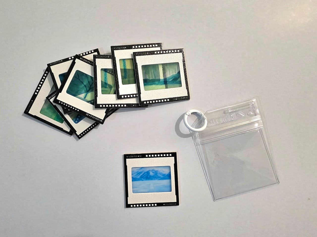 Reversal film Keychain - Maybe one day, I will go away like this
